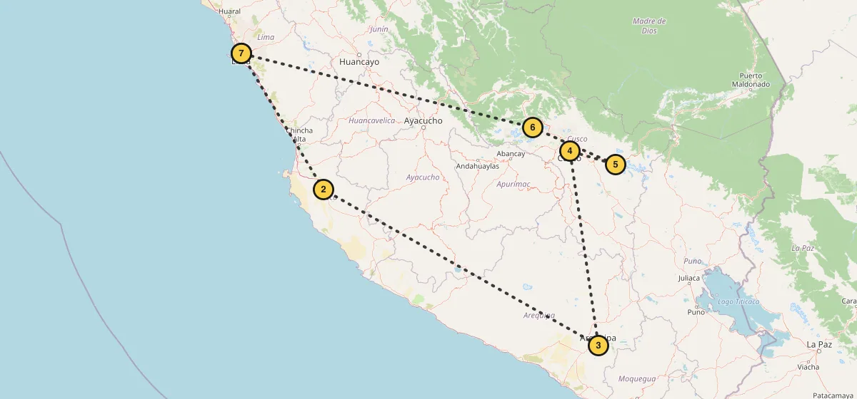 Carte du circuit
