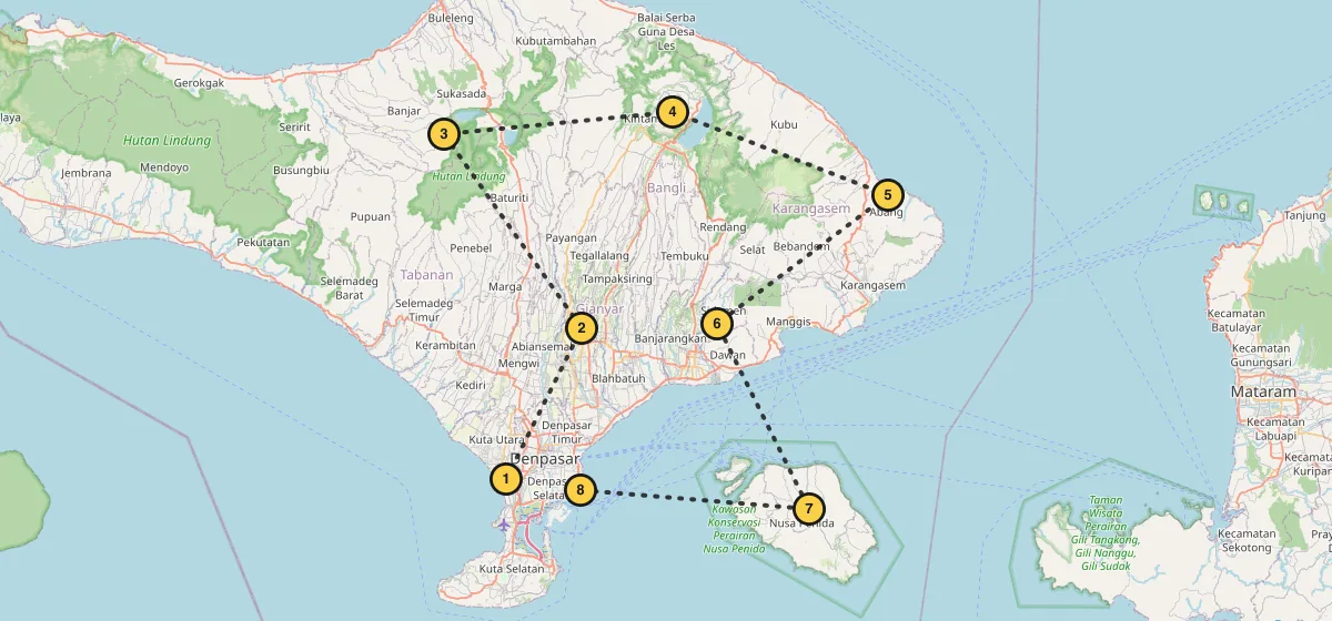 Carte du circuit