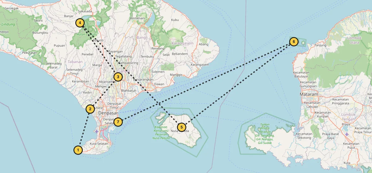 Carte du circuit
