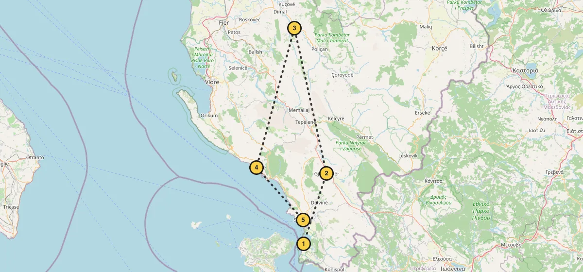Carte du circuit