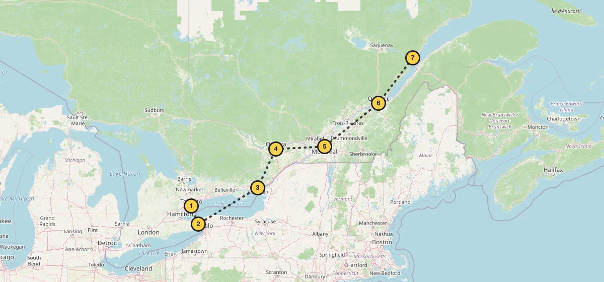 Carte du circuit