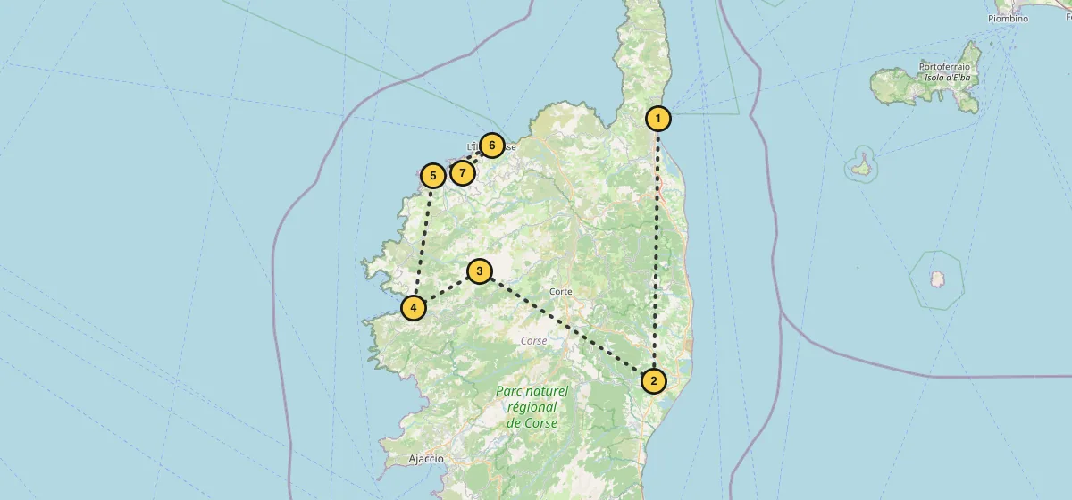Carte du circuit