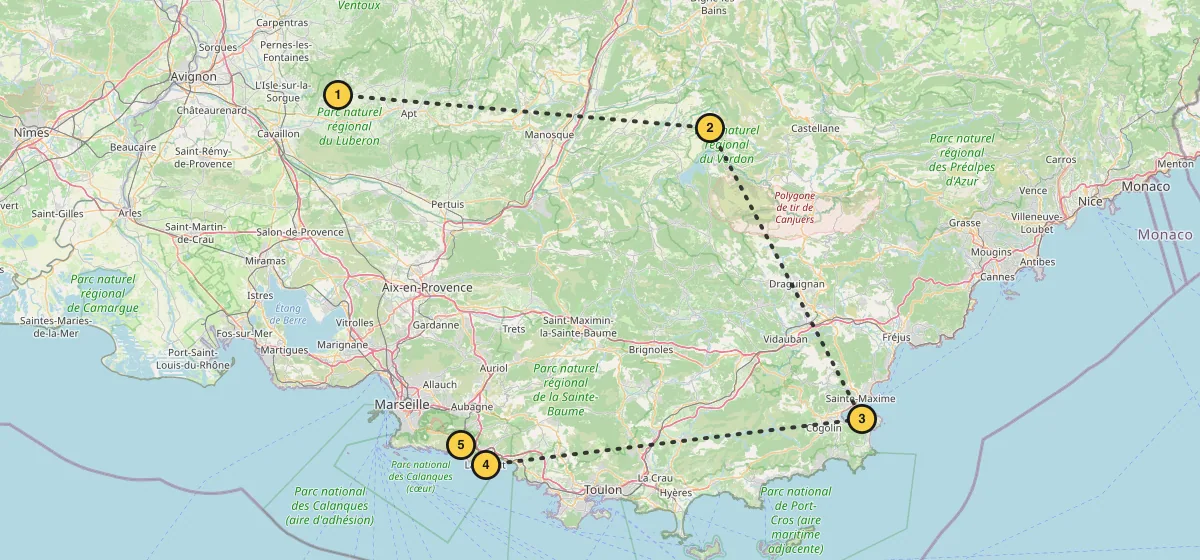Carte du circuit