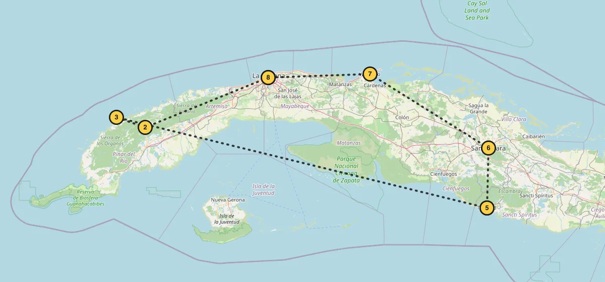Carte du circuit