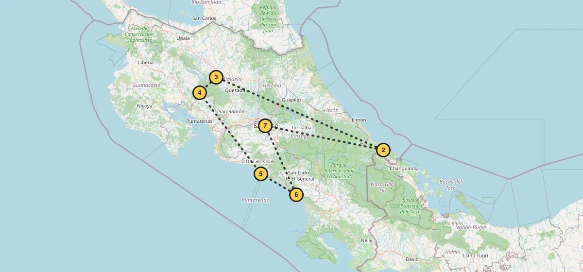 Carte du circuit