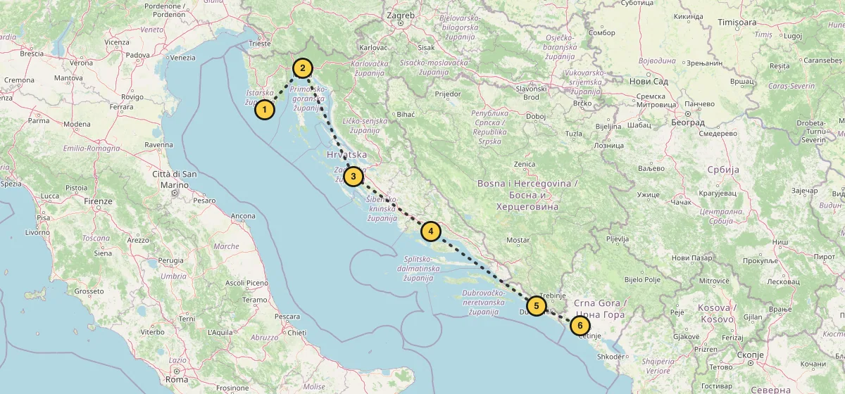 Carte du circuit