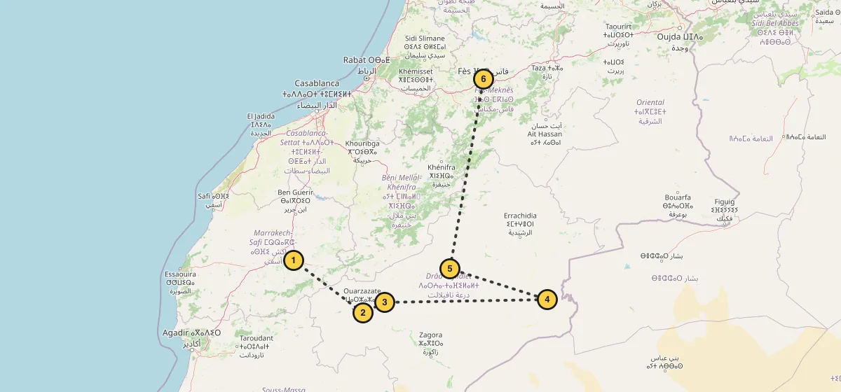 Carte du circuit
