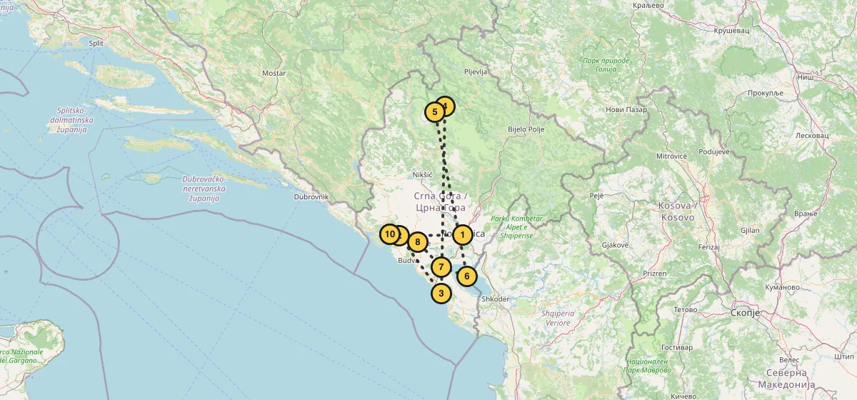 Carte du circuit