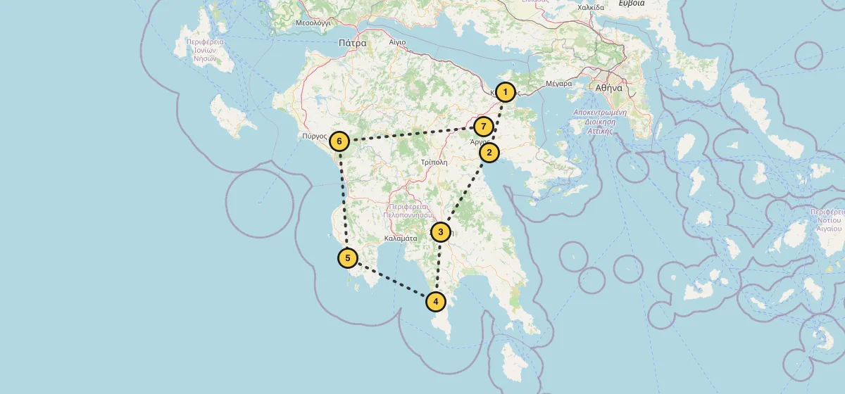 Carte du circuit