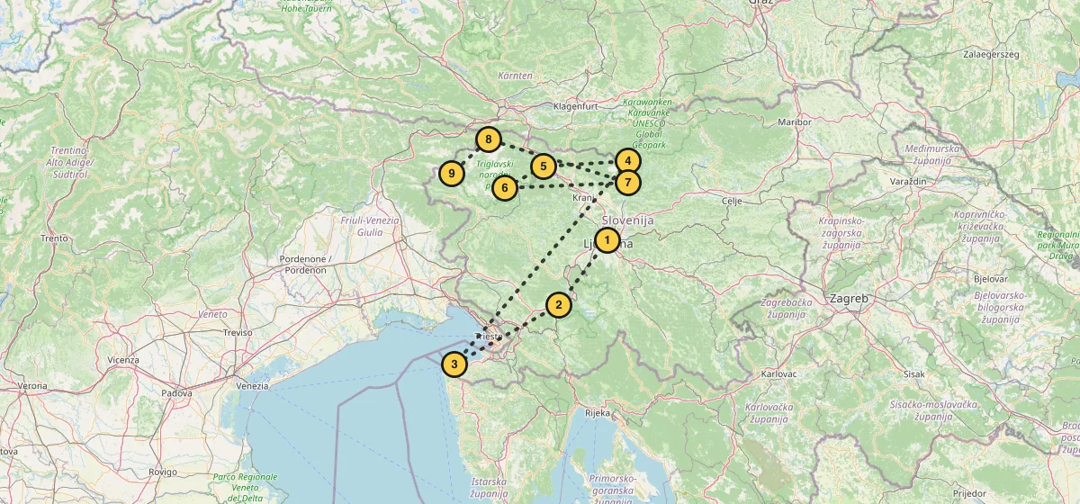 Carte du circuit