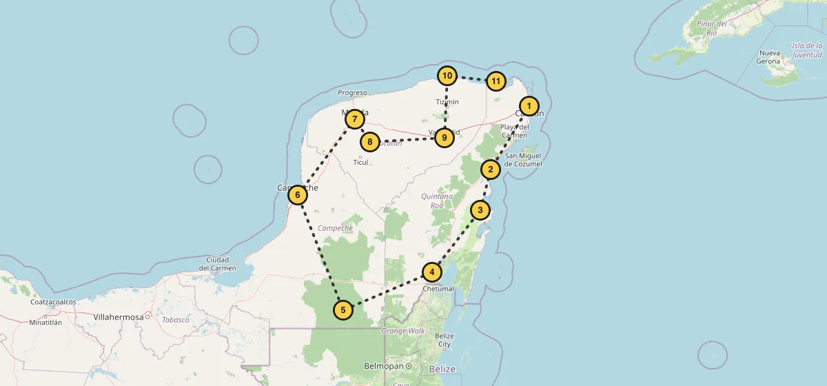 Carte du circuit